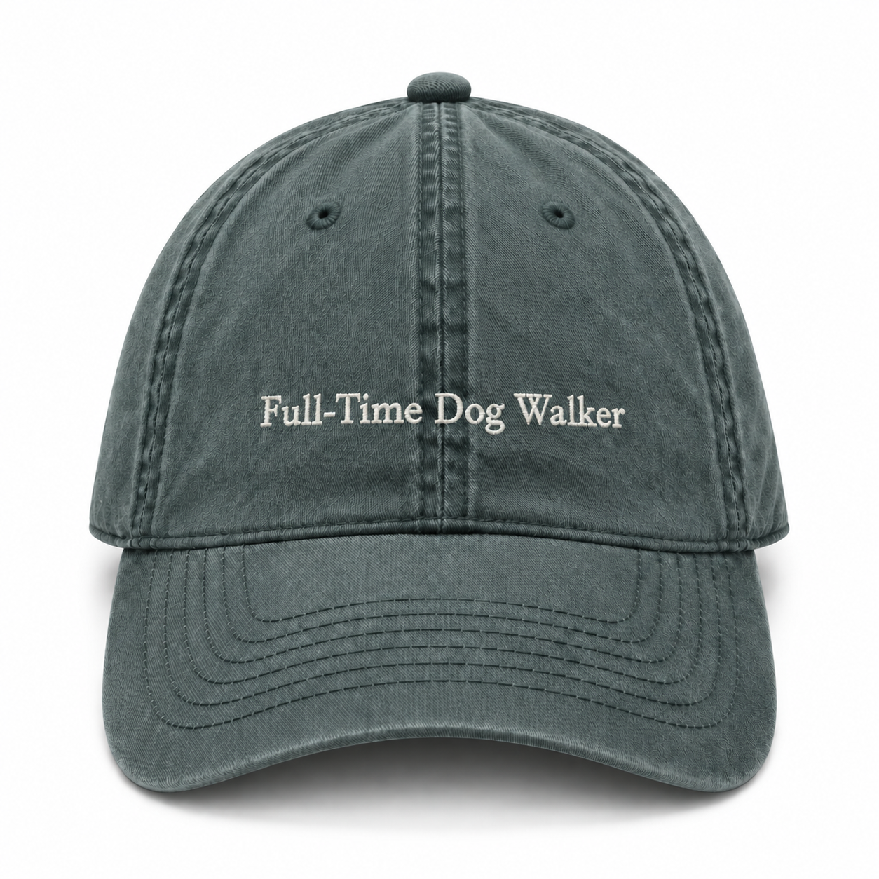 A washed cotton baseball cap embroidered with Off Duty