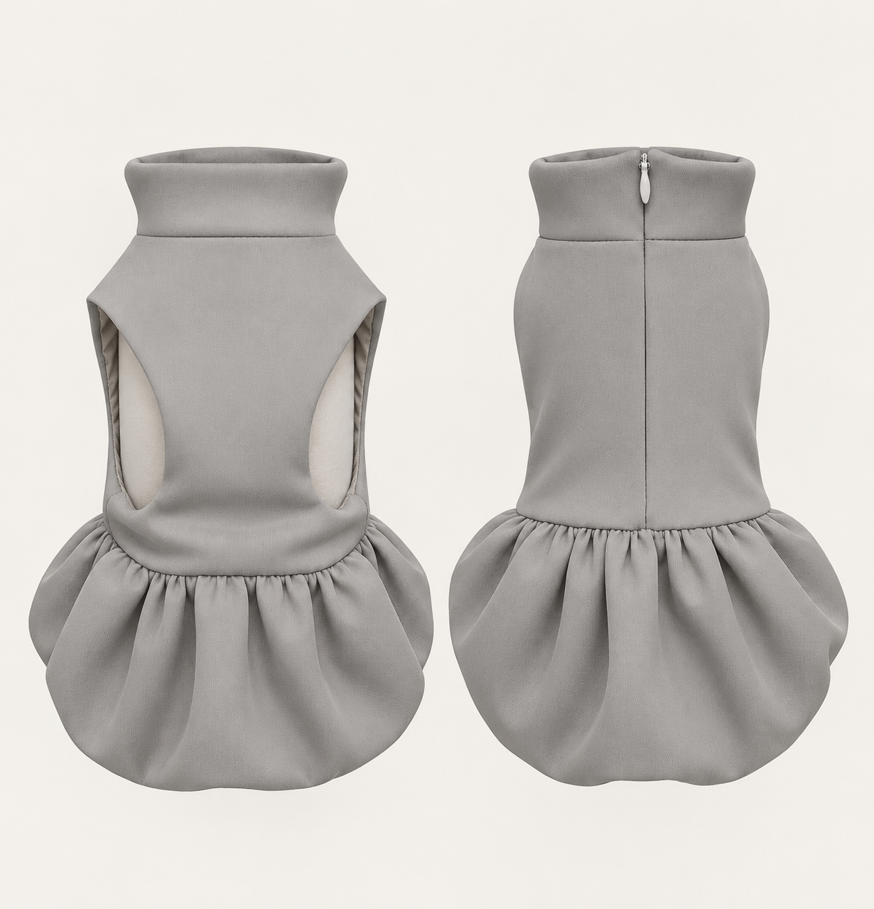The Hampstead Mist, a grey dress for dogs